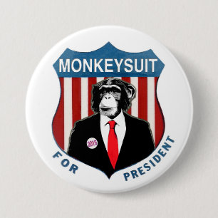 大統領のためのMonkeysuit 缶バッジ