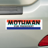 大統領のためのMothman バンパーステッカー (車上)