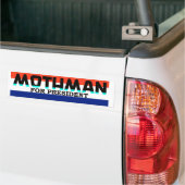 大統領のためのMothman バンパーステッカー (トラック上)