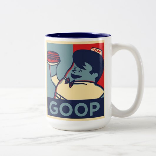 大統領のためのMugイーストサイドの大きいトム ツートーンマグカップ (右)