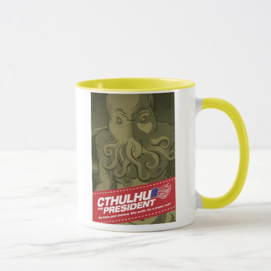 大統領のためのMug Cthulhu マグカップ (右)