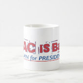 大統領のためのMug McCain コーヒーマグカップ (中央)