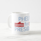 大統領のためのPhelps コーヒーマグカップ (正面左)