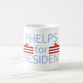 大統領のためのPhelps コーヒーマグカップ (中央)