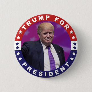 大統領のためのPhoto Retro Buttonドナルド・トランプ 缶バッジ
