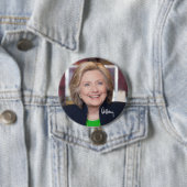 大統領のためのPicture Buttonヒラリー・クリントン 缶バッジ (インサイチュ)