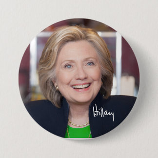 大統領のためのPicture Buttonヒラリー・クリントン 缶バッジ