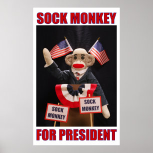 大統領のためのPosterソックス猿 ポスター