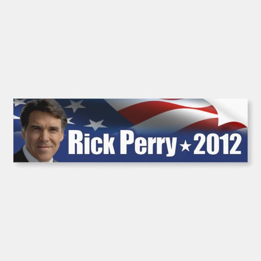 大統領のためのRick Perry バンパーステッカー (正面)
