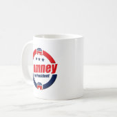 大統領のためのROMNEY (共和党) コーヒーマグカップ (正面左)