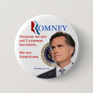 大統領のためのRomney 缶バッジ