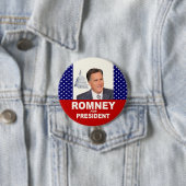 大統領のためのRomney 缶バッジ (インサイチュ)