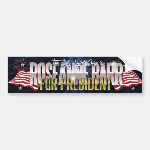 大統領のためのRoseAnne Barr バンパーステッカー