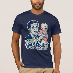 大統領のためのShirtゾンビRomney Tシャツ