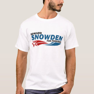 大統領のためのSnowdenのアメリカの英雄 Tシャツ