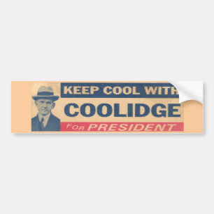 大統領のためのStickerクーリッジ バンパーステッカー