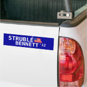 大統領のためのStrublé バンパーステッカー (トラック上)