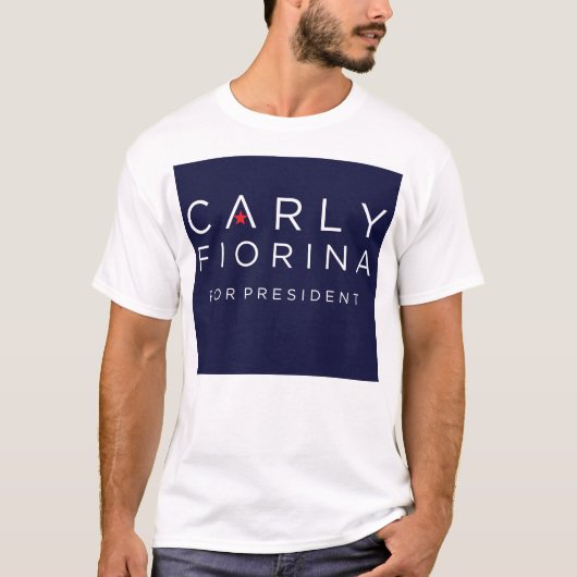 大統領のためのT-shirt Carly Fiorina Tシャツ (正面)
