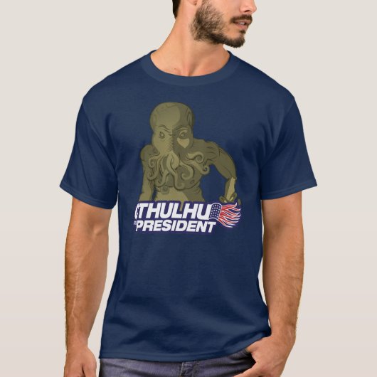 大統領のためのT-Shirt Cthulhu Tシャツ (正面)