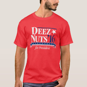 大統領のためのT-shirt Deezのナット Tシャツ