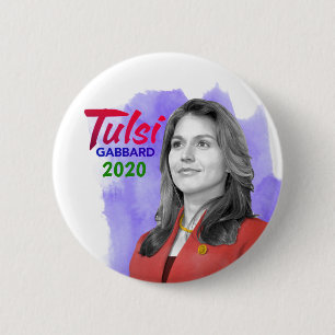 大統領のためのTulsi 缶バッジ