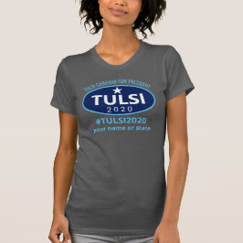 大統領のためのTulsi 2020年のGabbard Tシャツ