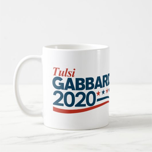 大統領のためのTulsi Gabbard コーヒーマグカップ (左)