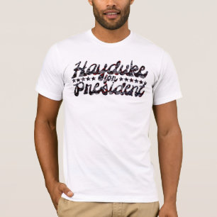 大統領のためのVintage Floral Hayduke Tシャツ