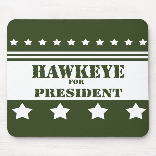 大統領のためHawkeye マウスパッド (正面)