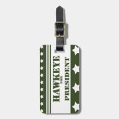 大統領のためHawkeye ラゲッジタグ (正面縦)