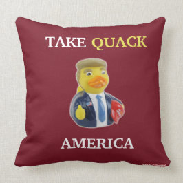 大統領のな切札のドナルドのゴム製アヒルCelebriDuck クッション
