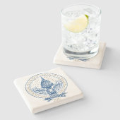 大統領のな就任式の切札のペニーの2017年のロゴ ストーンコースター (横)