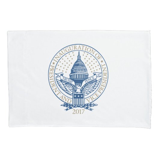 大統領のな就任式の切札のペニーの2017年のロゴ 枕カバー (正面左)