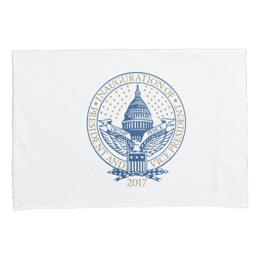 大統領のな就任式の切札のペニーの2017年のロゴ 枕カバー (正面右)