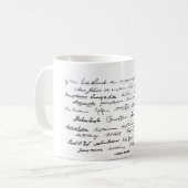 大統領のな署名(米国の大統領) コーヒーマグカップ (正面左)