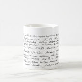 大統領のな署名(米国の大統領) コーヒーマグカップ (中央)