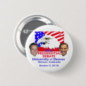 大統領のな討論 缶バッジ (正面&裏面)