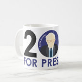 大統領のカスタムのマグのためのベルニーの研摩機2016年 コーヒーマグカップ (正面左)