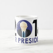 大統領のカスタムのマグのためのベルニーの研摩機2016年 コーヒーマグカップ (中央)