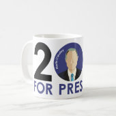 大統領のカスタムのマグのためのマーティンO'Malley 2016年 コーヒーマグカップ (正面左)