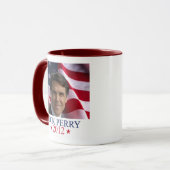 大統領のコーヒー・マグのためのRick Perry 2012年 マグカップ (正面左)