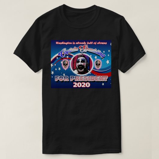 大統領のスポールディング船長 Tシャツ (デザイン正面)