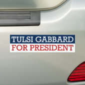大統領のタルシ・ガバール バンパーステッカー (車上)
