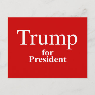 大統領のトランプ ポストカード