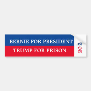 大統領のバーニー/2020年刑務所のトランプ バンパーステッカー
