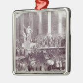 大統領のポーク就任式: 宣誓 メタルオーナメント (左)