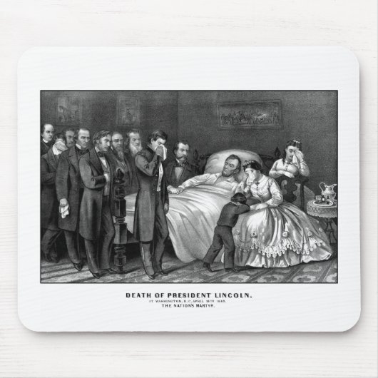 大統領のリンカーン死 マウスパッド (正面)