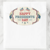 大統領の日の山形 楕円形シール (バッグ)