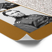 大統領の日の献上品ゲチスバーグの住所ポスター ポスター (角)