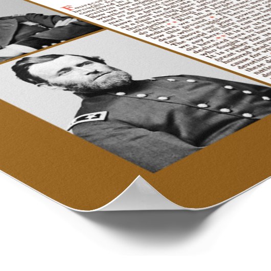 大統領の日の献上品ゲチスバーグの住所ポスター ポスター (角)